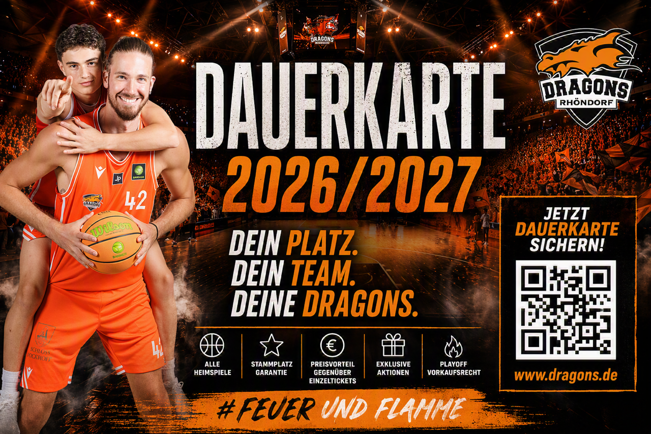 Dauerkarte bei den Dragons jetzt sichern! 