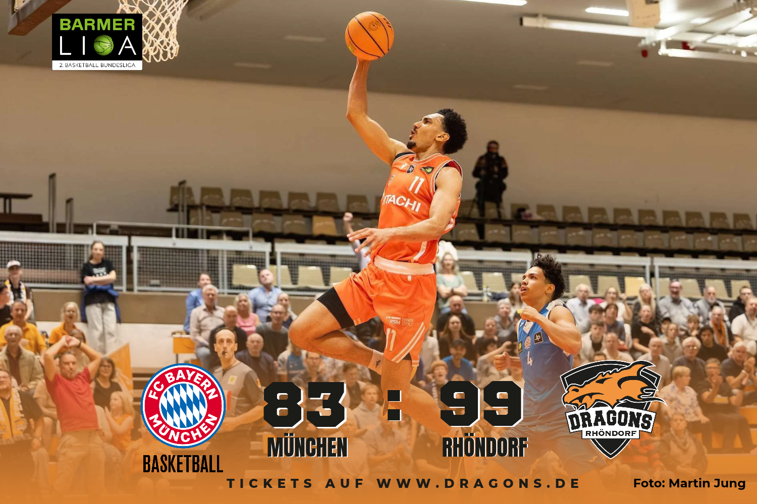Starkes Dragons-Kollektiv gewinnt bei den Bayern!