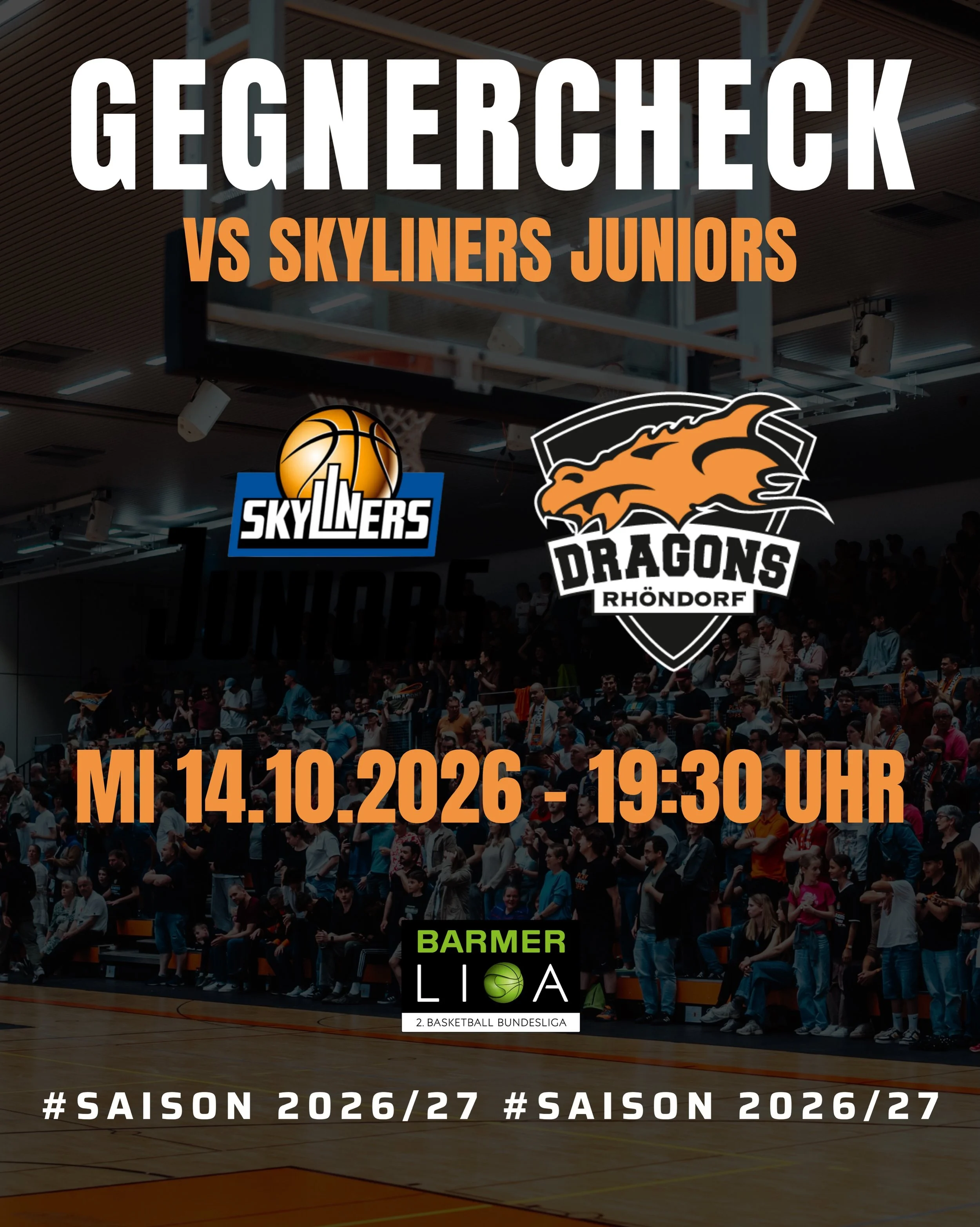 𝐆𝐄𝐆𝐍𝐄𝐑𝐂𝐇𝐄𝐂𝐊 𝐏𝐑𝐎𝐁

Diesen Mittwoch (19:30 Uhr) kommt es zum Duell zwischen unseren DRAGONS &amp; dem aktuell 14. der ProB S&uuml;d, dem @skylinersev. Hier die wichtigsten Fakten zum sportlichen Gegner. 📊📃 

❗️| 𝐋𝐢𝐧𝐤 𝐳𝐮𝐦 𝐋𝐢𝐯?