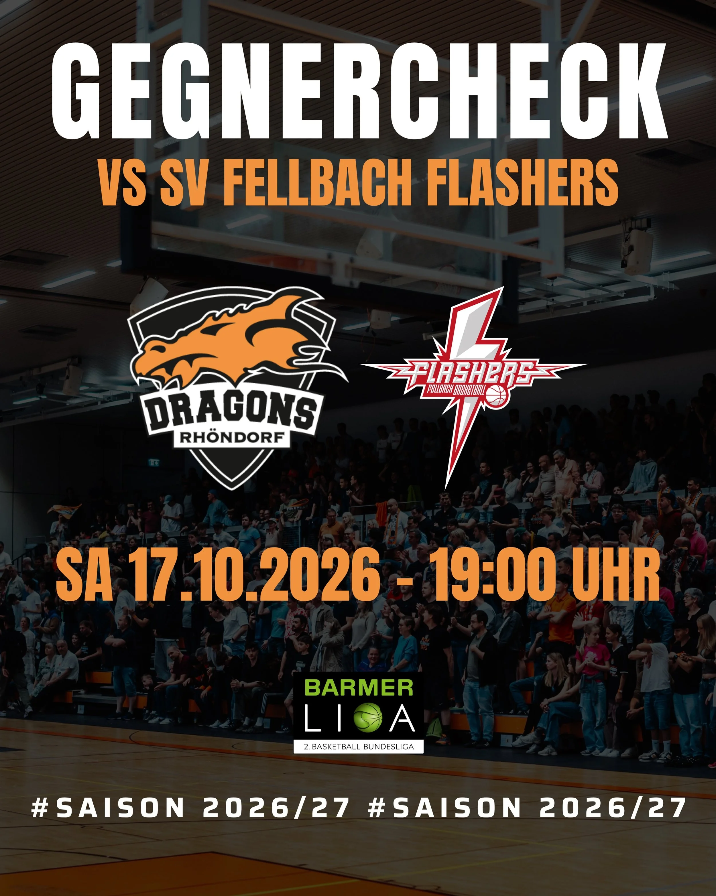 𝐆𝐄𝐆𝐍𝐄𝐑𝐂𝐇𝐄𝐂𝐊 𝐏𝐑𝐎𝐁

Diesen Samstag (19:00 Uhr) kommt es zum Duell zwischen unseren DRAGONS &amp; dem aktuell drittplatzierten der ProB S&uuml;d, den @flashers_basketball. Hier die wichtigsten Fakten zum sportlichen Gegner. 📊📃 

🎟️ | ?