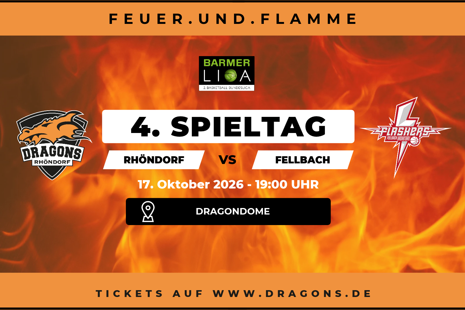 „Eine große Herausforderung für die Dragons!“