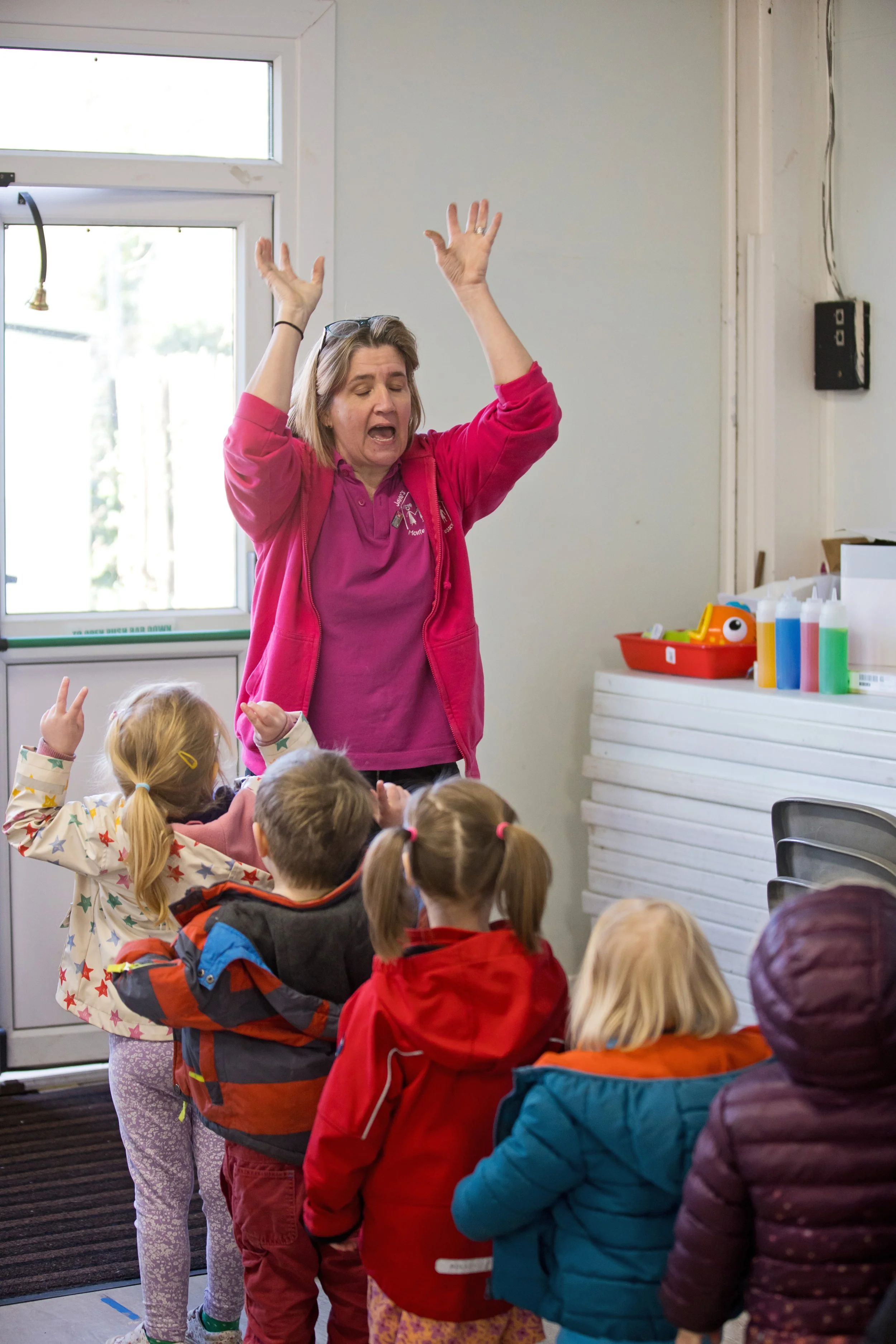 Getting ready for outdoor play