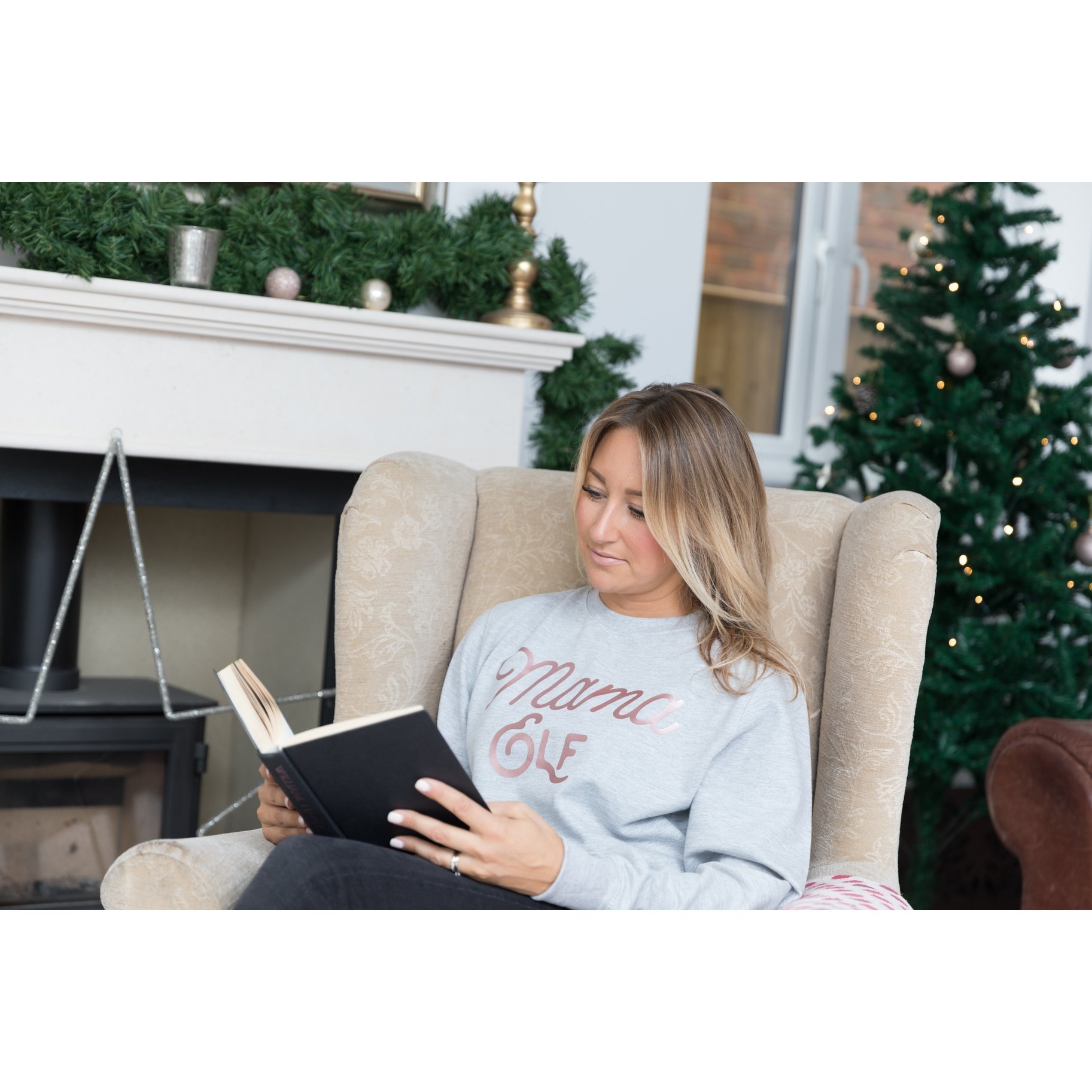 Rose gold christmas jumper best sale