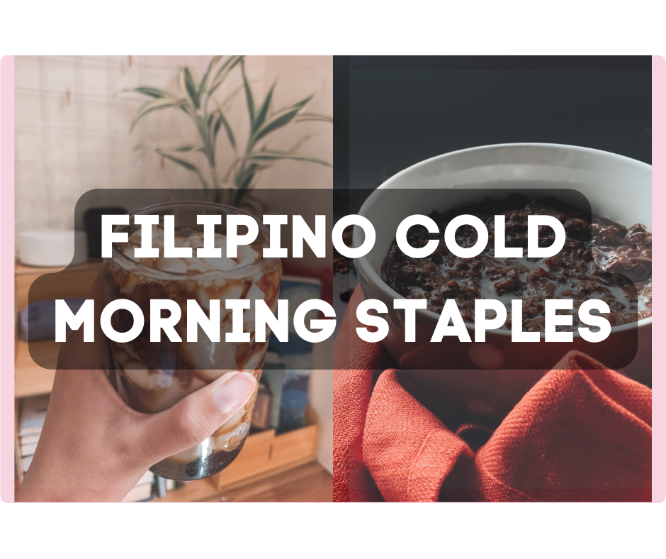The Filipino Cold Morning Staples: Champorado and Taho