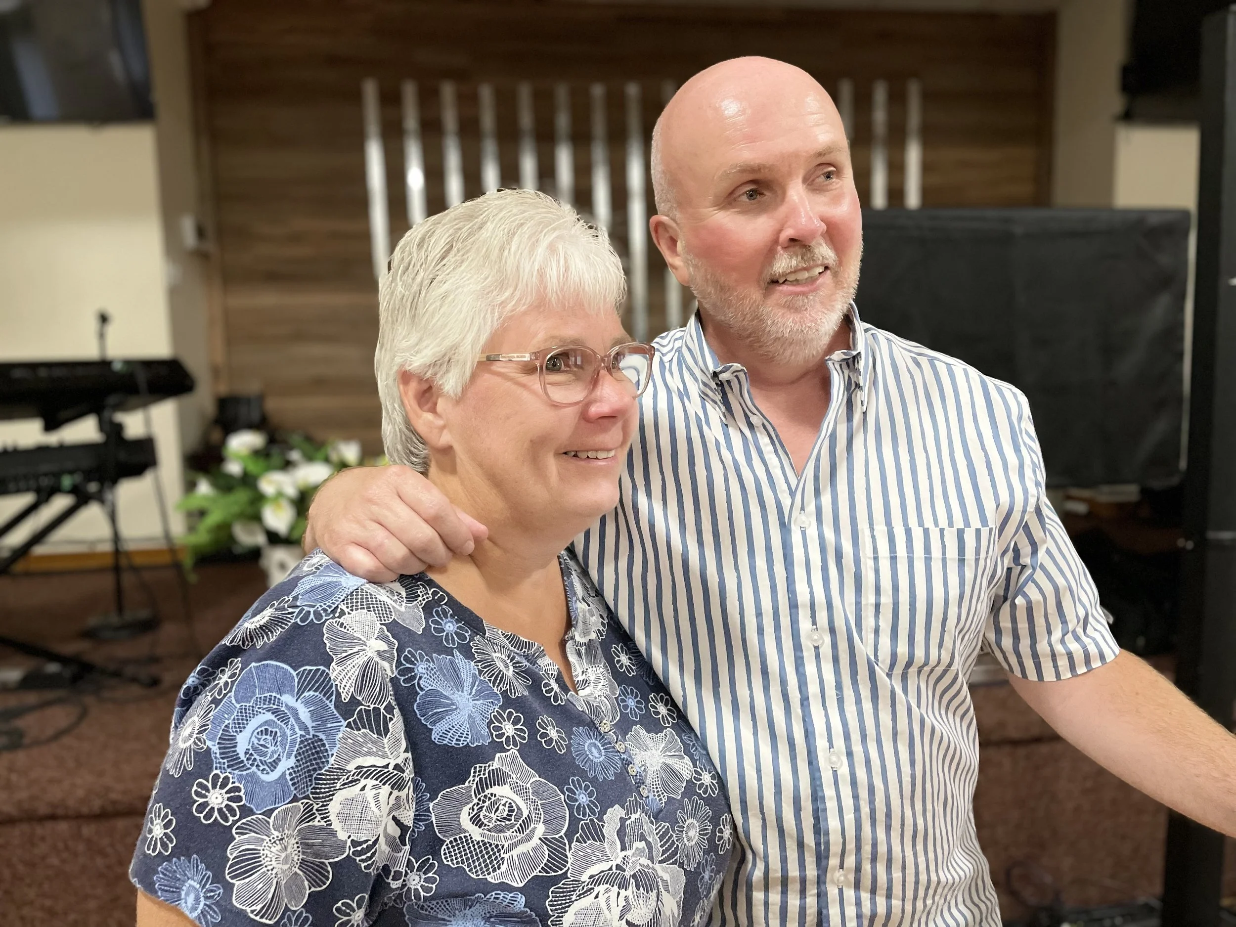 Pastor Allan Pole and wife Brenda Pole at New Beginnings Church