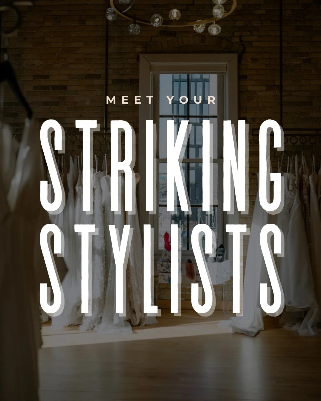 MEET YOUR STRIKING STYLISTS 🖤

aka your hype squad, your dress-finding dream team, and the reason you&rsquo;ll have way too much fun saying yes 🎉

we bring the vibes, the vision + the confetti, you just bring yourself. ✨

want to work with a specif