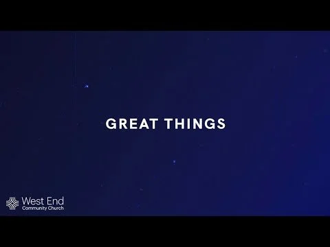 Great Things | Live from April 9, 2023