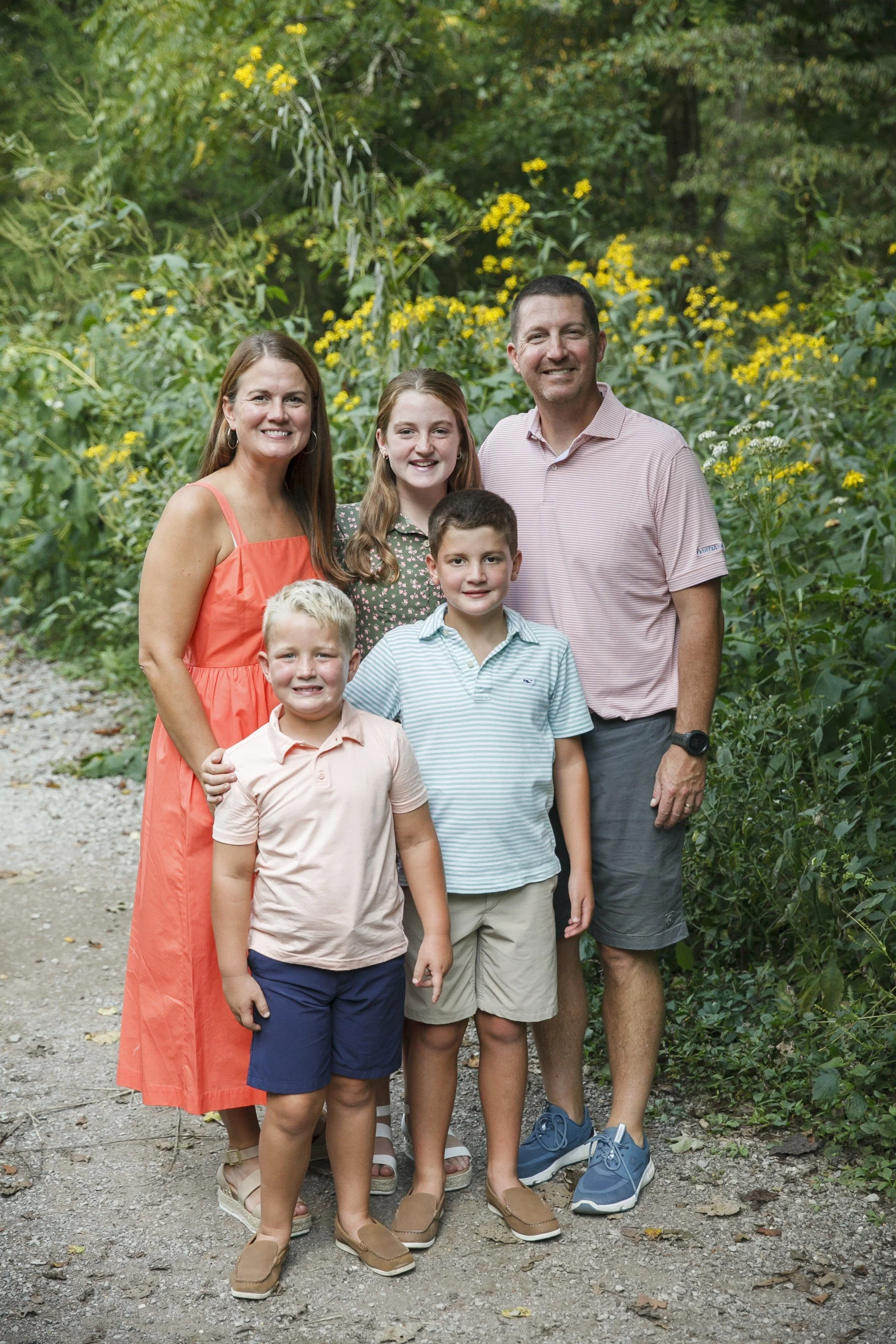 Pastor Greg Davis and his wife Katie along with his three kids