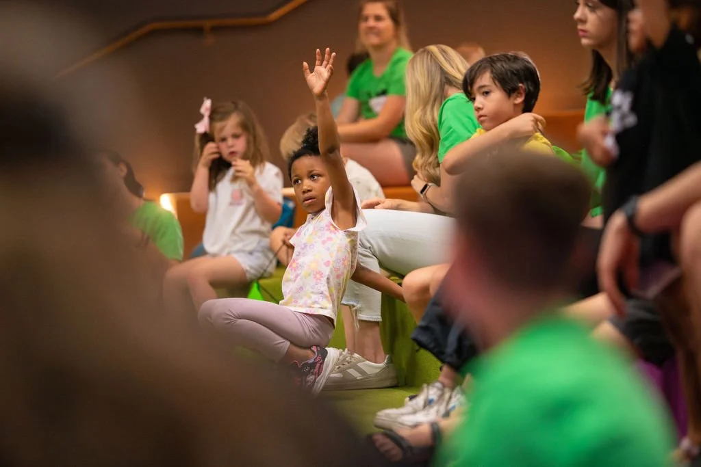 Kids learning the Bible and interacting