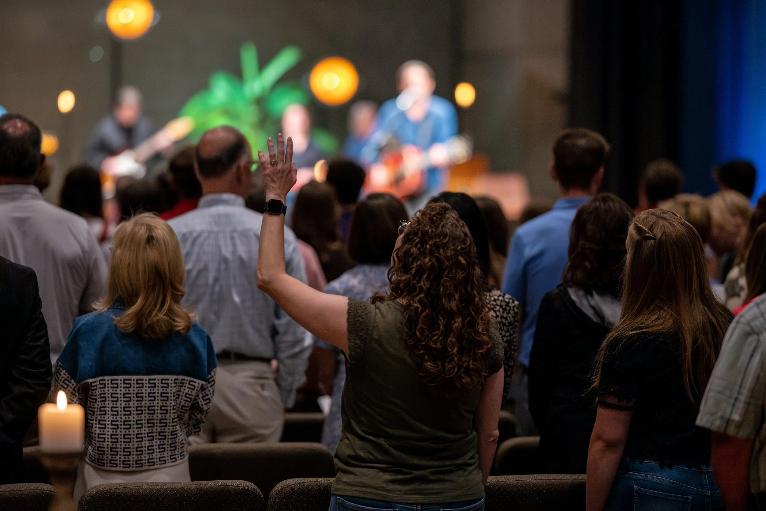 Gathered for worship at West End Community Church in Nashville TN (West Nashville)