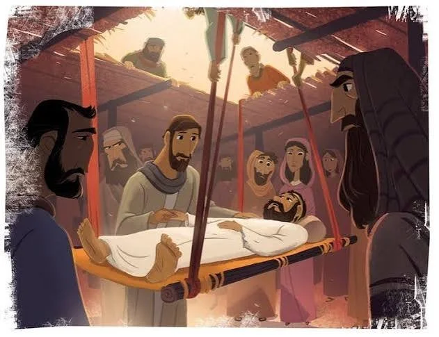 Four Friends Helped from Mark 2:1-12