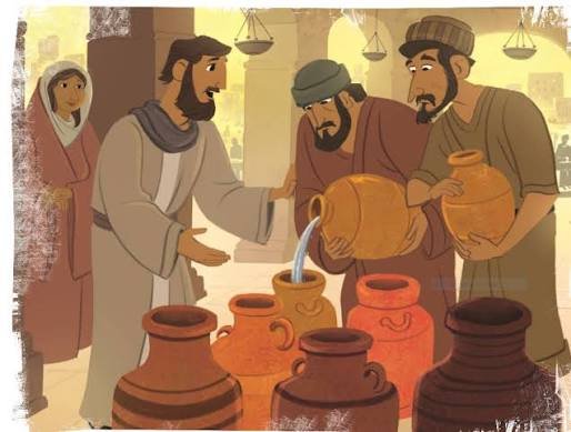 Jesus Turns Water Into WIne