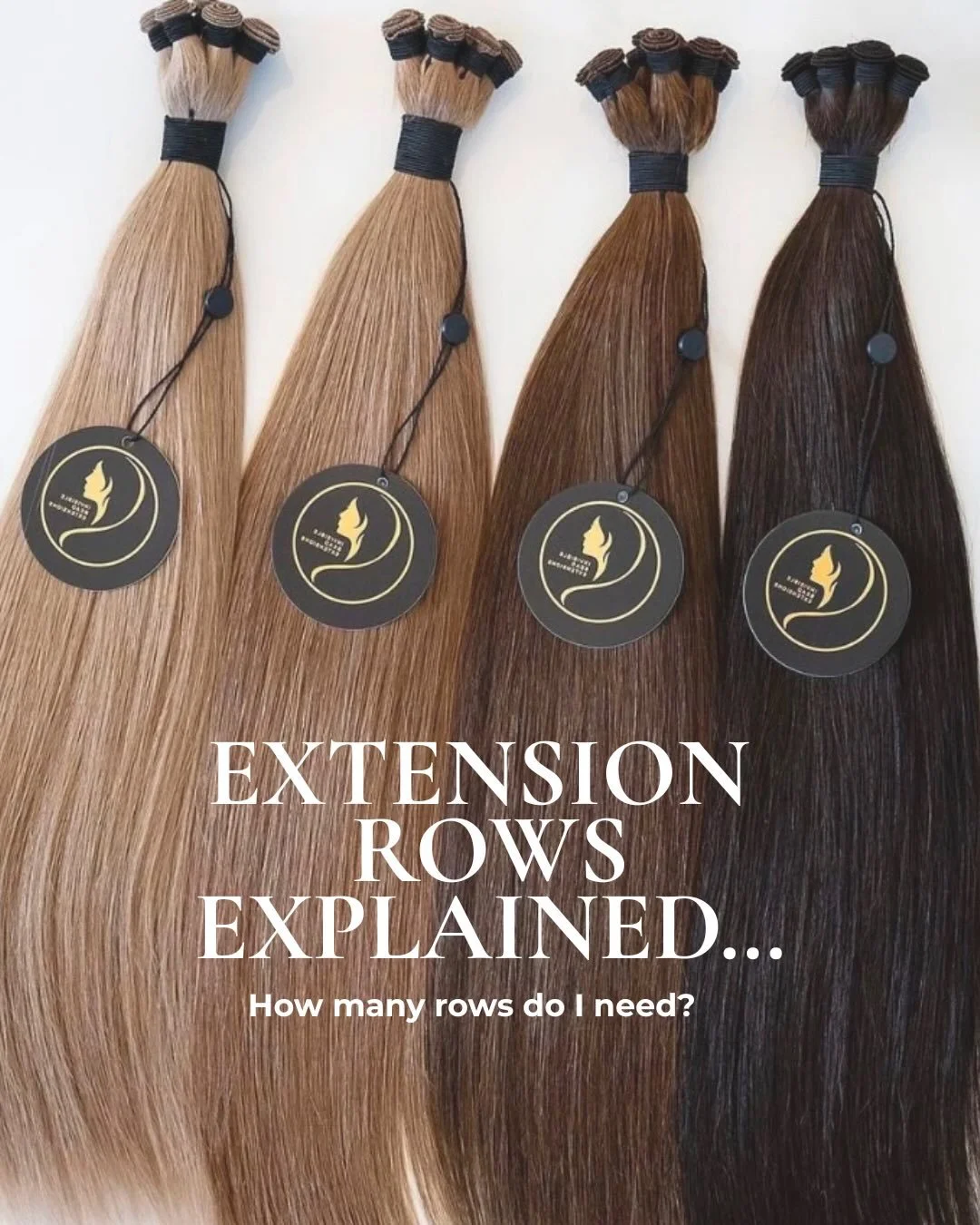 Not sure how many extensions you may need? Let&rsquo;s break it down&hellip; 

Every client receives a fully customized plan &mdash; from the number of wefts to the perfect color blend. We always offer a FREE consultation where you can sit down with 
