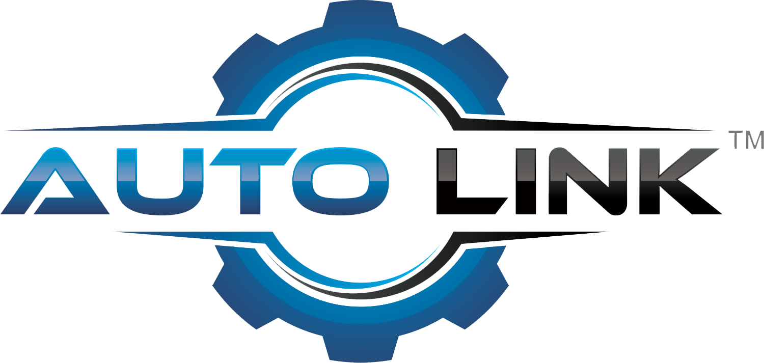 Auto Link logo with gear design