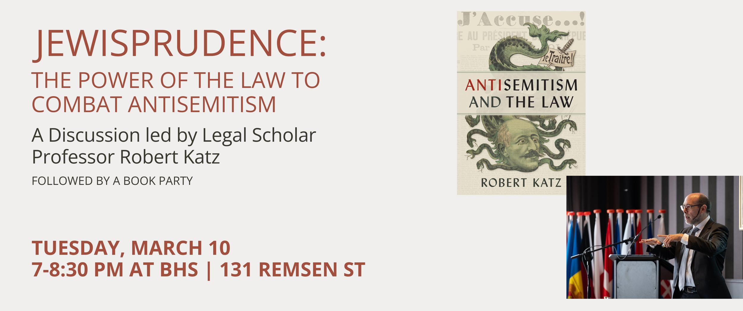 Jewisprudence: The Power of the Law to  Combat Antisemitism