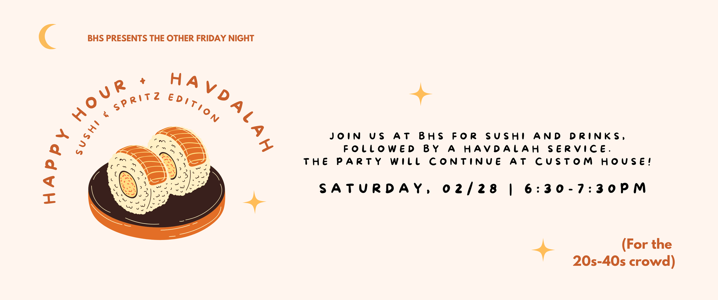 TOFN: Happy Hour & Havdalah