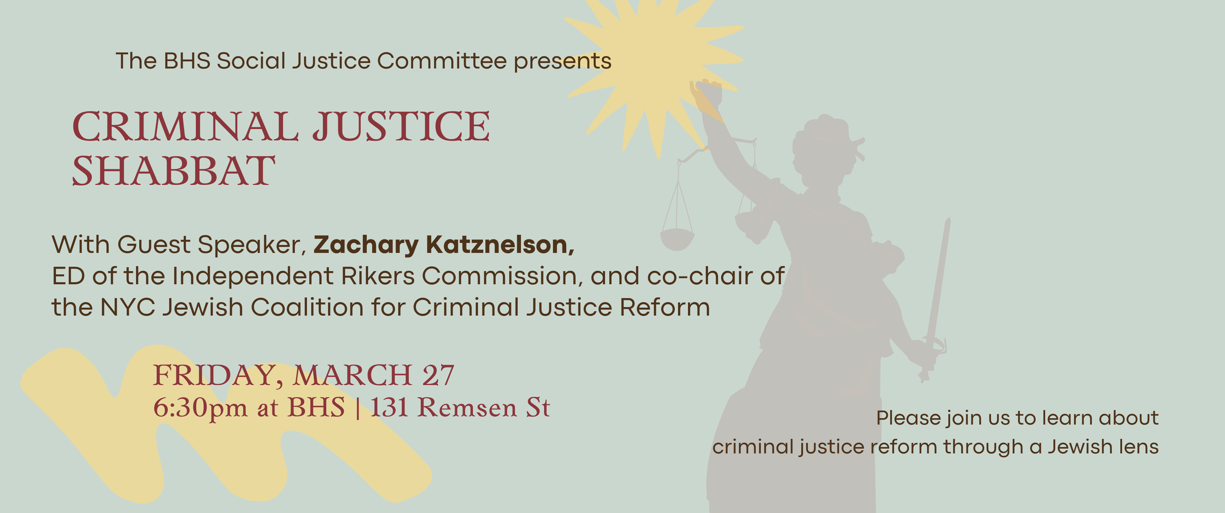 Criminal Justice Shabbat