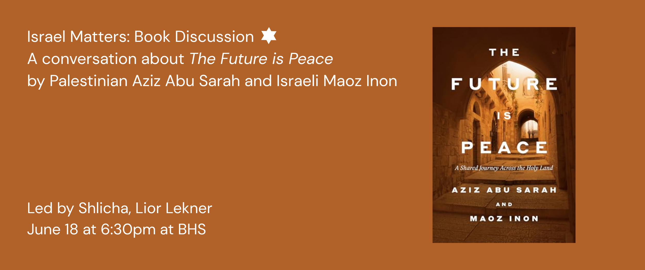 Israel Matters: Book Discussion 