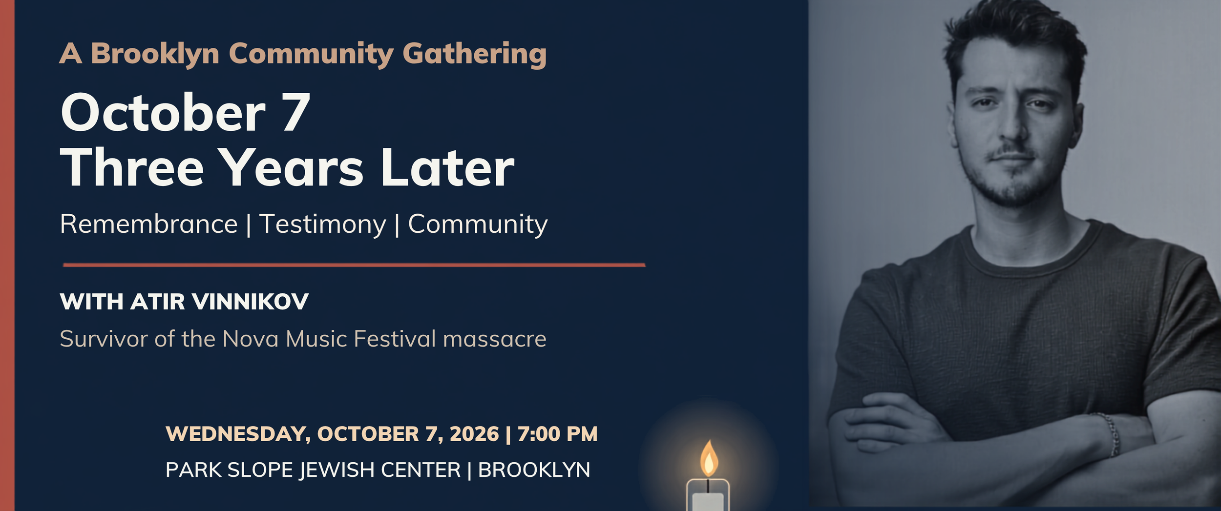 Brooklyn Community October 7th Remembrance