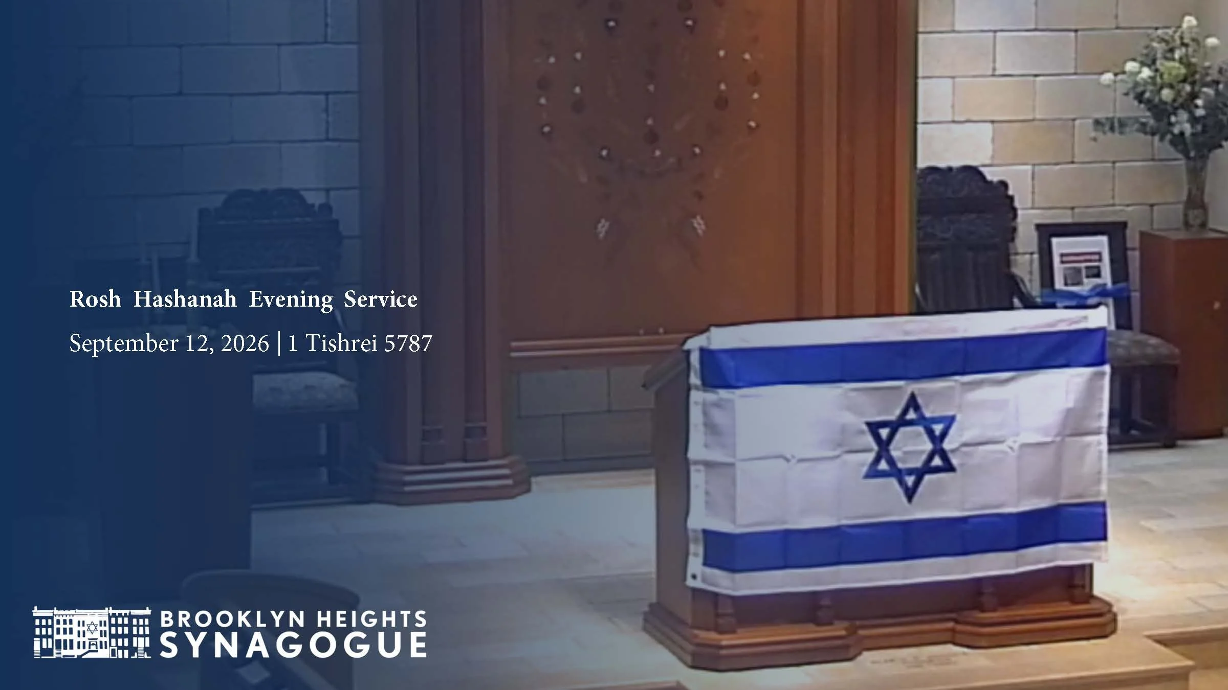 Rosh Hashanah Evening Service | September 12, 2026