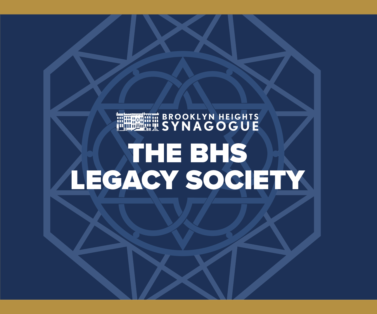 Brooklyn Heights Synague Legacy Society Brochure cover art