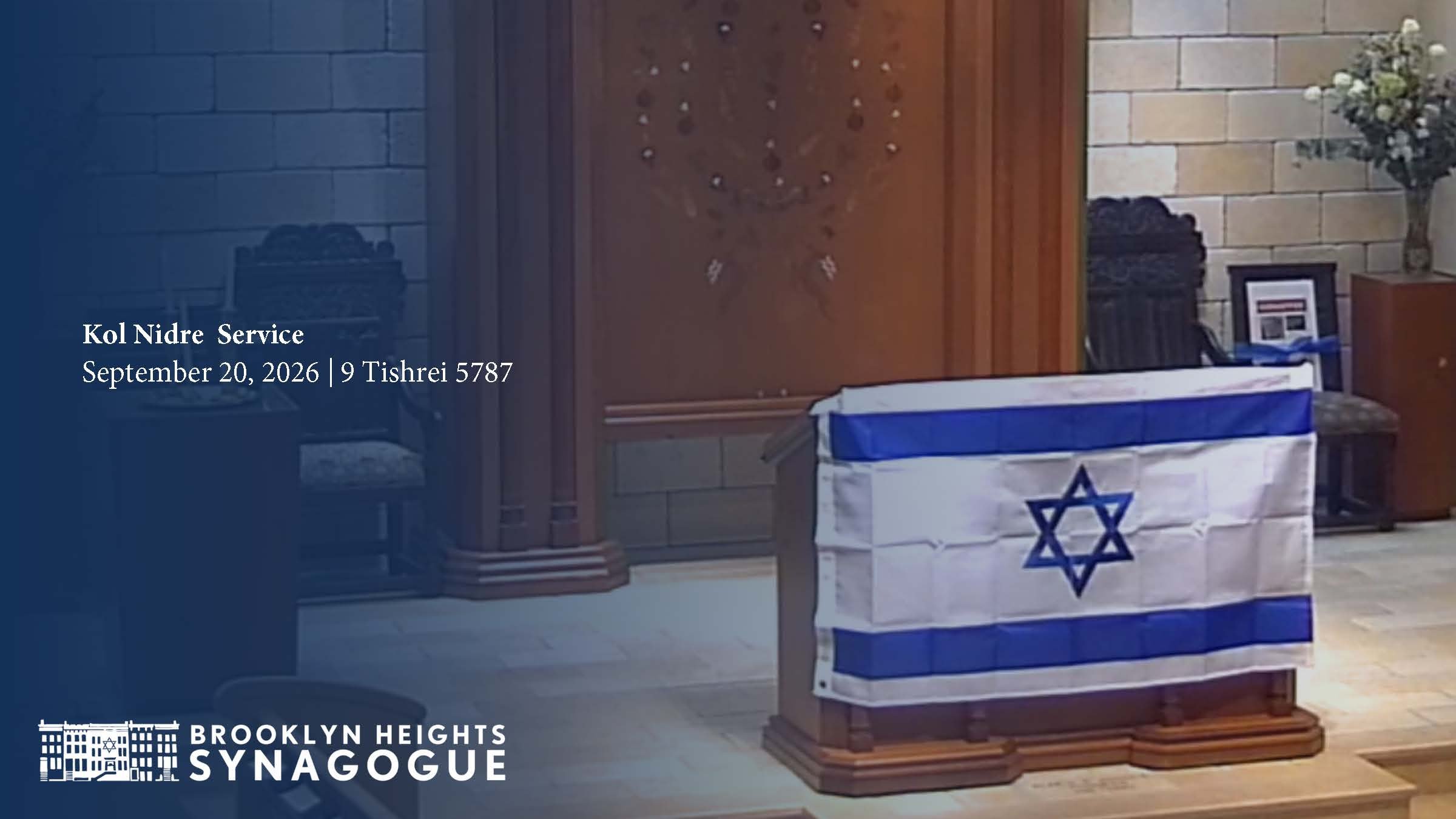Kol Nidre Service |  September 20, 2026