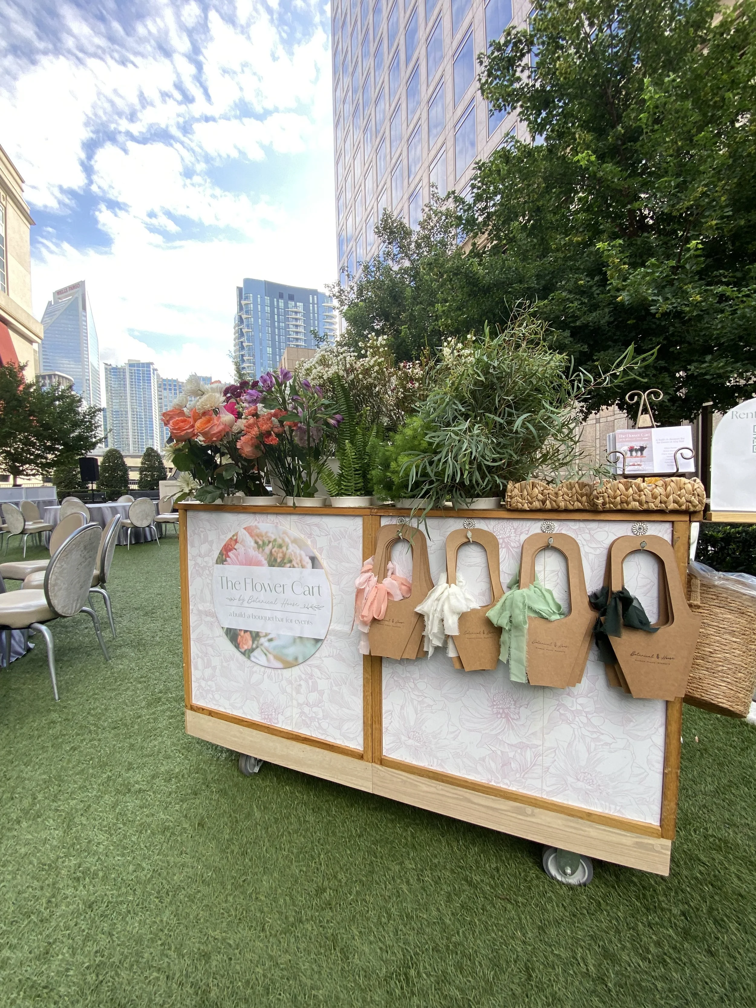 The Flower Bar for a Fundraising Event: Petals &amp; Purpose at the Grand Bohemian in Charlotte