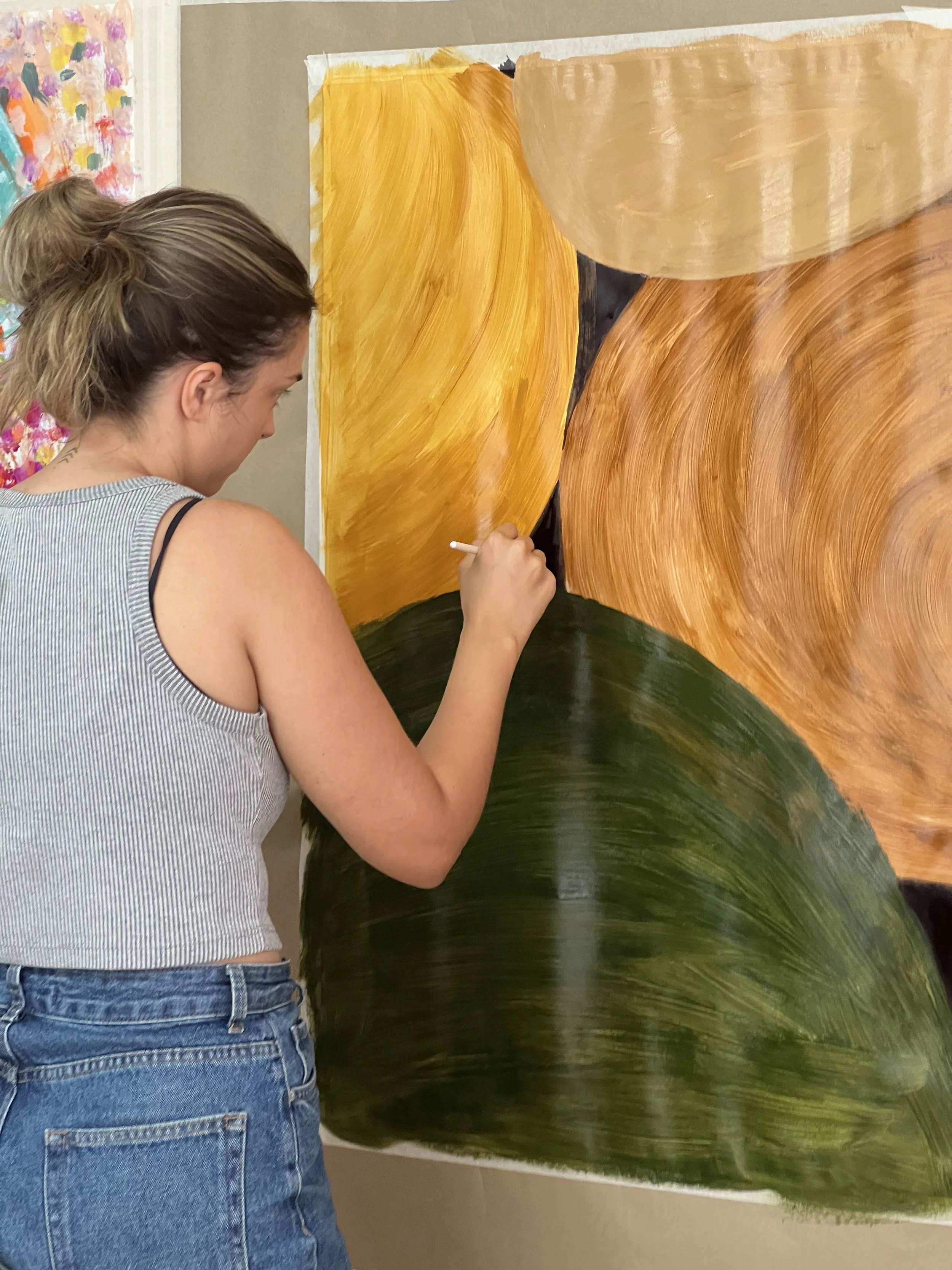 Workshop Pintura Espontânea no Espaço Metáfora • adultos