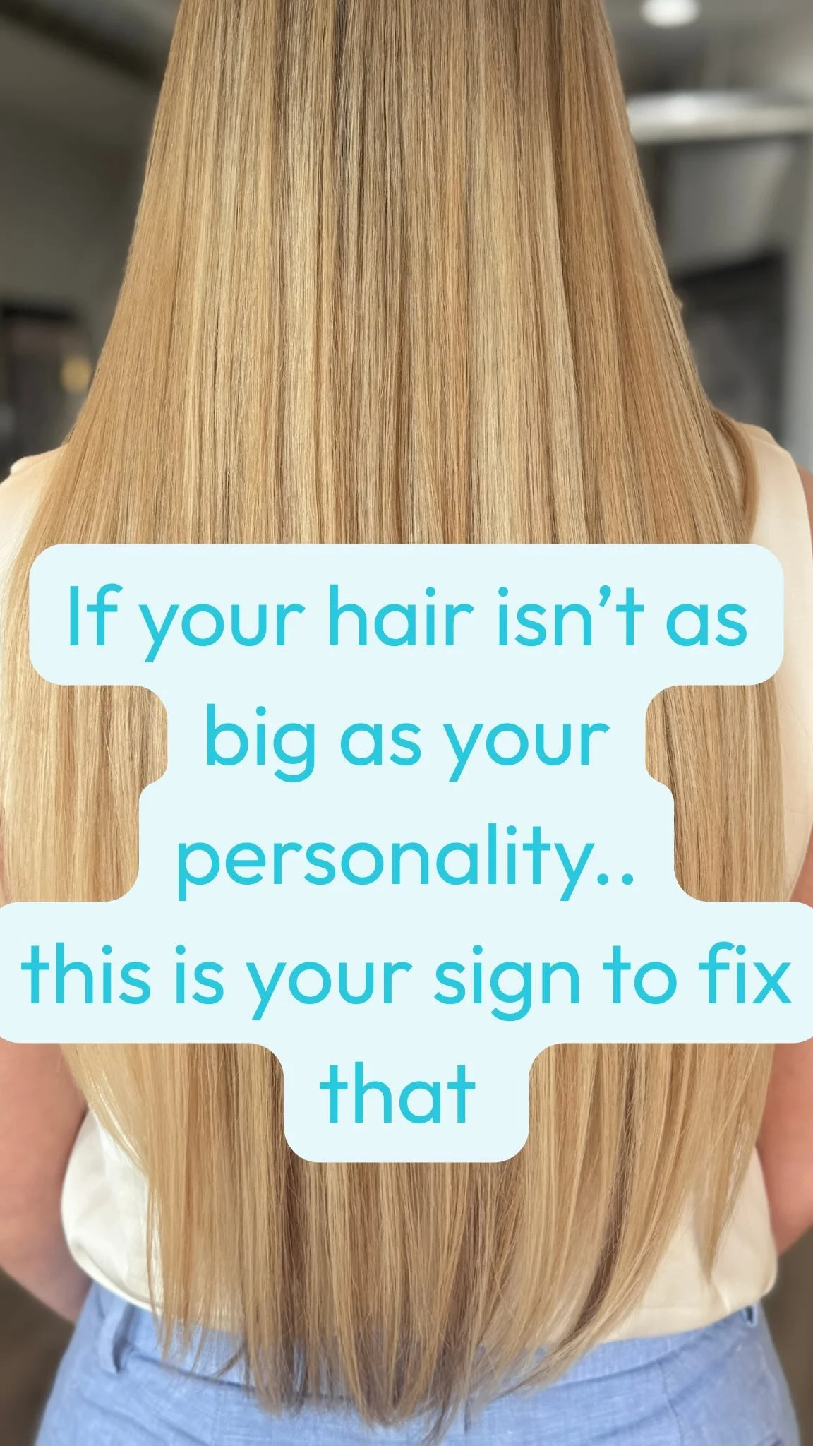 ✨If your hair isn’t as big as your personality, it’s time to fix that.✨
Extensions aren’t just about adding length—they’re about unlocking confidence, turning volume all the way up, and finally seeing yourself the way