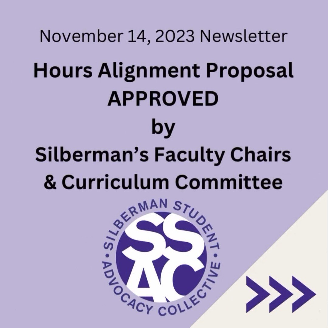 🎉 Congratulations 🎉 to Silberman Student Advocacy Collective @silbermansac and Payment for Placements at Hunter College Silberman School of Social Work @p4p_hcssw on the APPROVAL of the Hours Alignment Proposal for the upcoming 2024&ndash;2025 scho