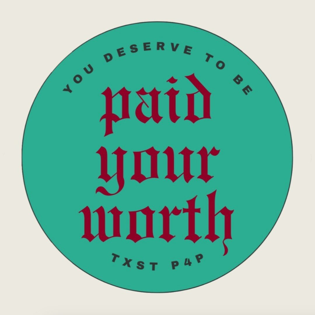 You deserve to be paid your worth! Decolonize social work! TXST students, here's your sneak peek at the stickers that will be available on Friday, December 1, from 12&ndash;3 PM CT at P4P at TX State's table at Encino Hall.

#repost Payment for Place