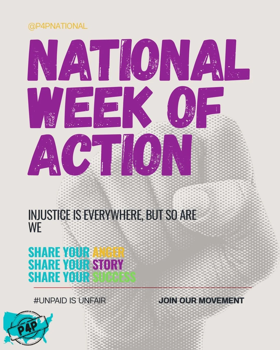 National Week of Action 2026 is coming up and we&rsquo;ve prepared a tool kit for our chapters to utilize🛠️🗣️ check out our link tree and reach out for any support!! Let&rsquo;s work together to make 3/25-4/1 an unforgettable week🫶#nwoa2026 #payme