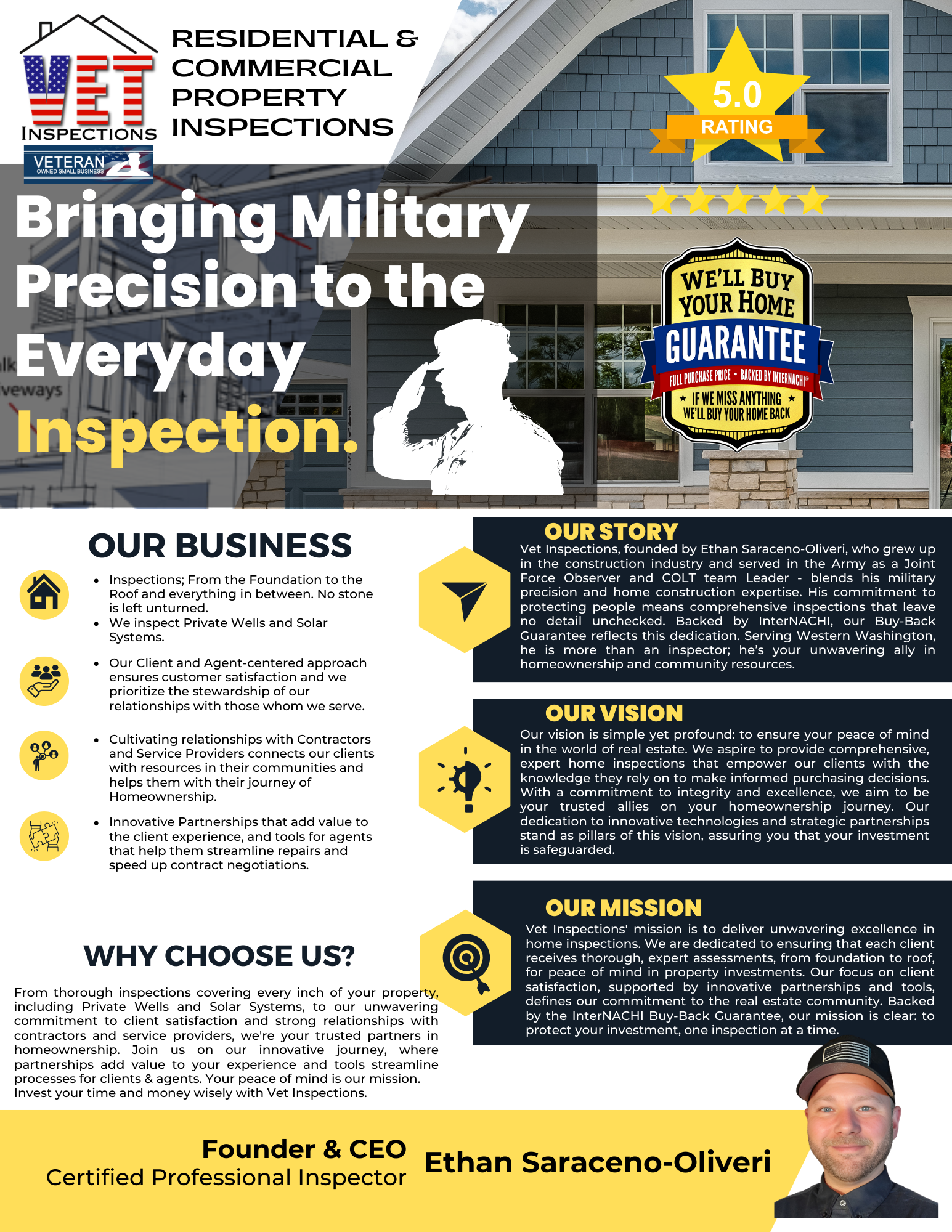 Vet Inspections Company Flyer