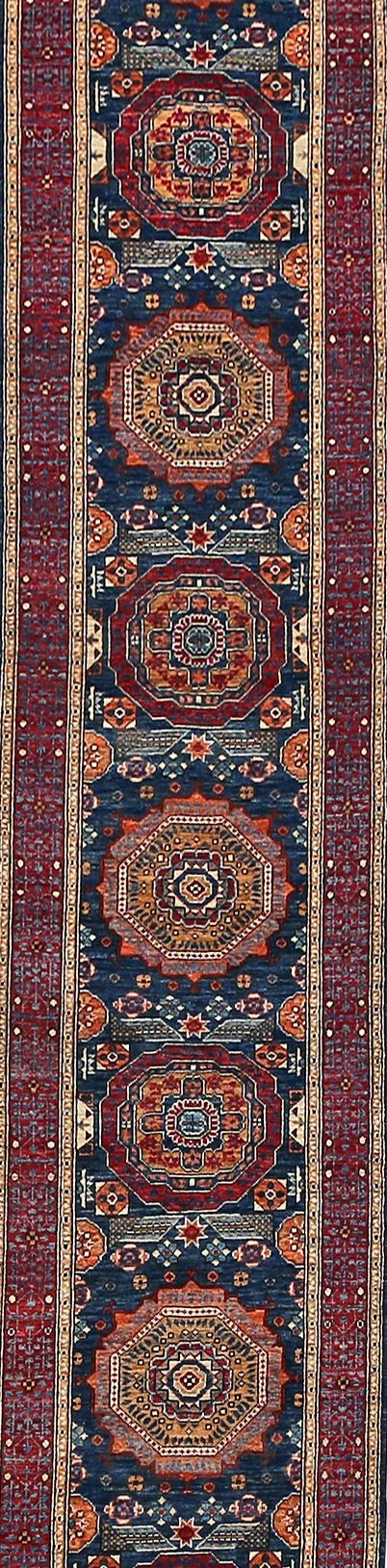Mamluk Wool Rug Runner (2'9" x 19'6")