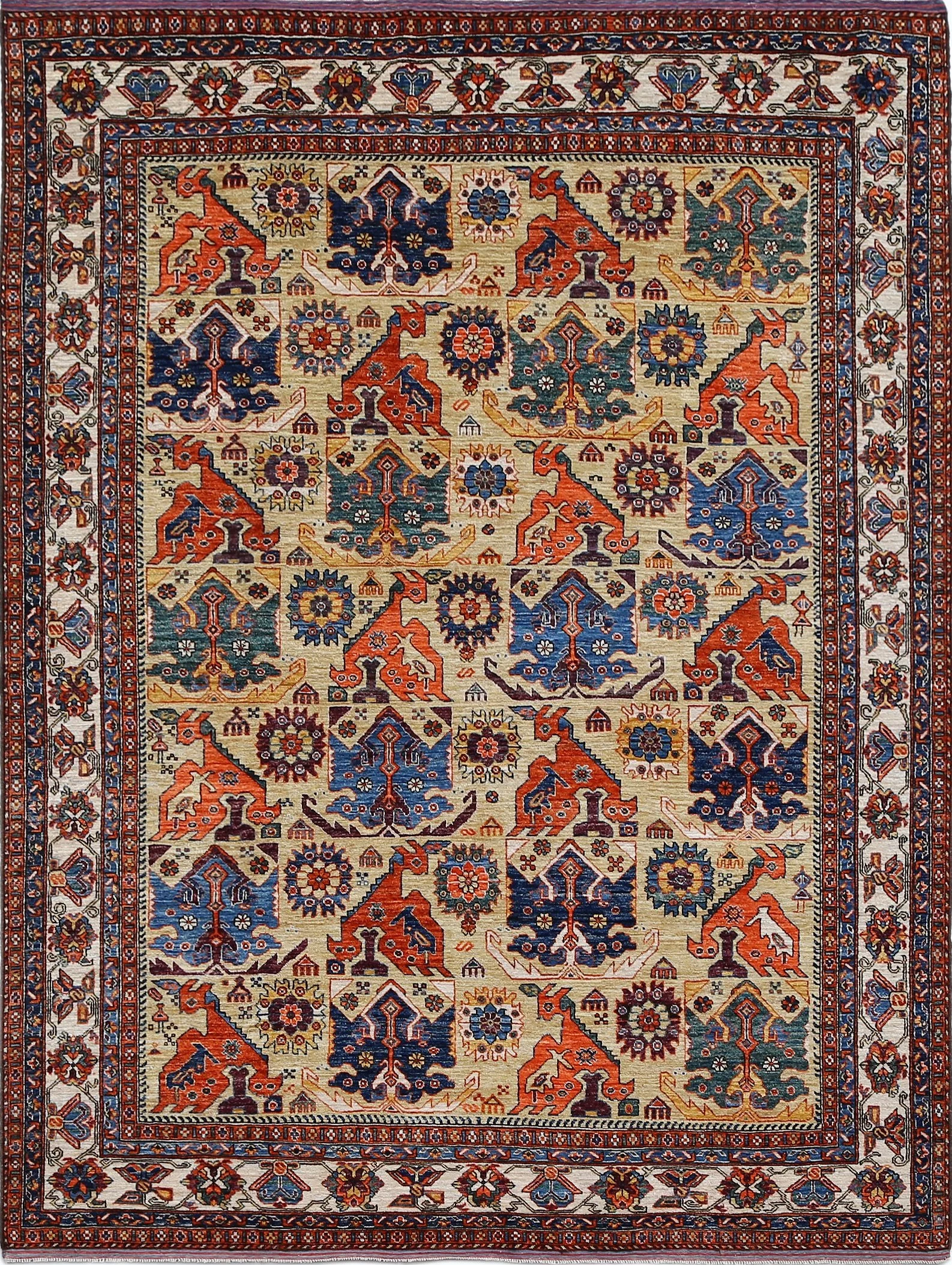 Contemporary Tribal Wool Rug (8'0" x 10'0")