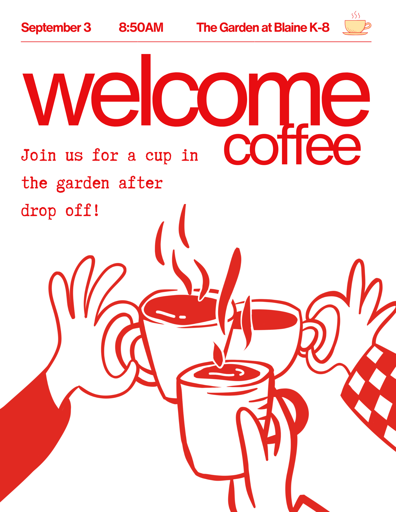 Welcome Back Coffee