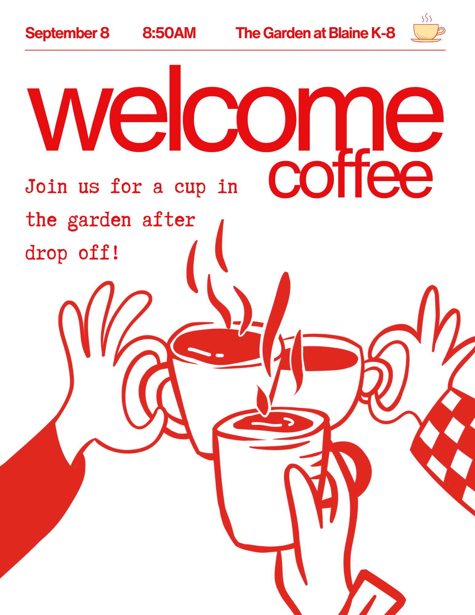 Welcome Back Coffee