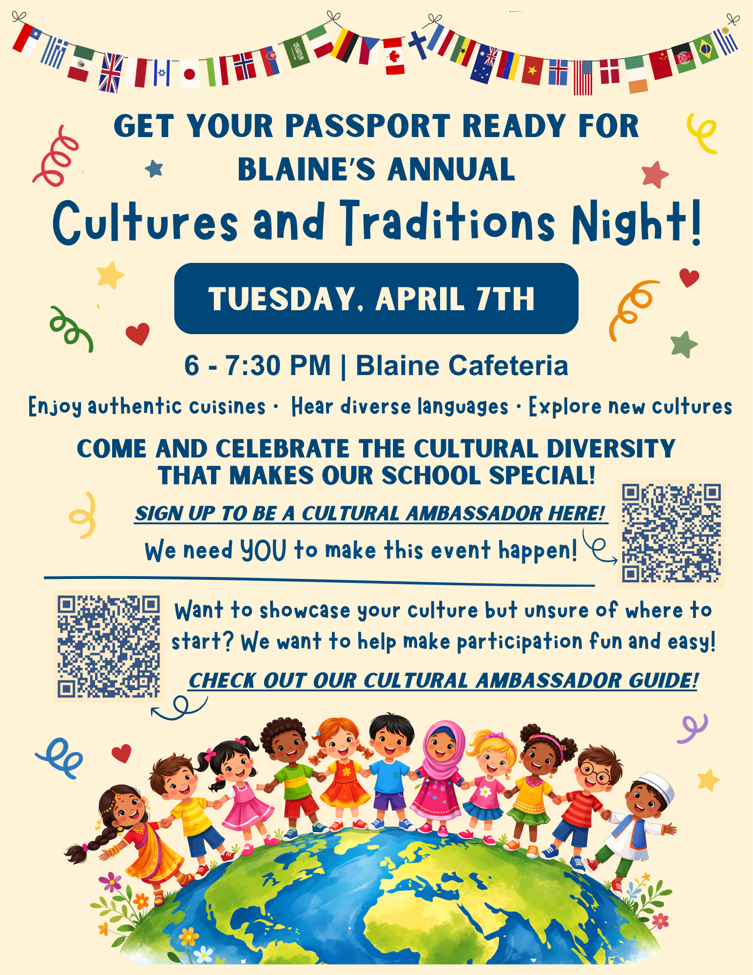 Family Cultures & Traditions Night