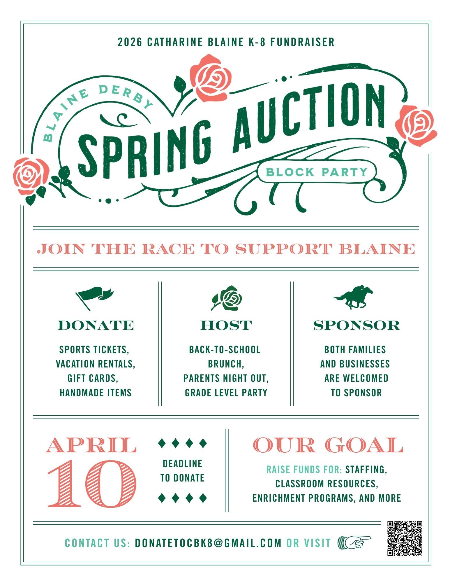 Blaine Derby Block Party & Spring Auction