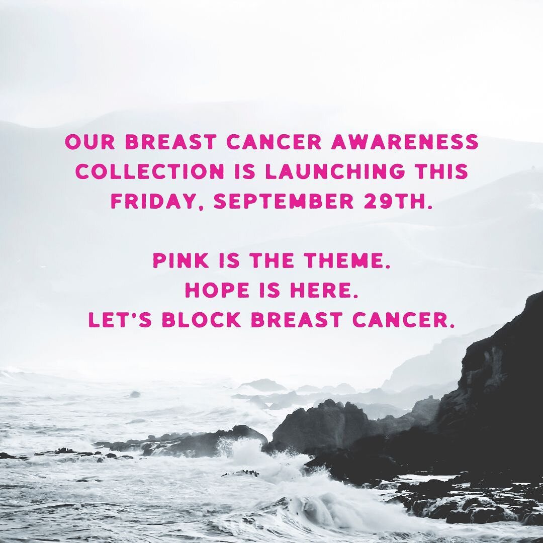 breast cancer awareness collection coming this friday, sept. 29! get ready for some pink, even for your furry friends 💖🌺🌸🎀