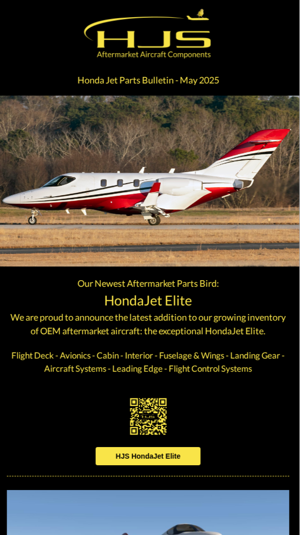 HJS HondaJet Announcement