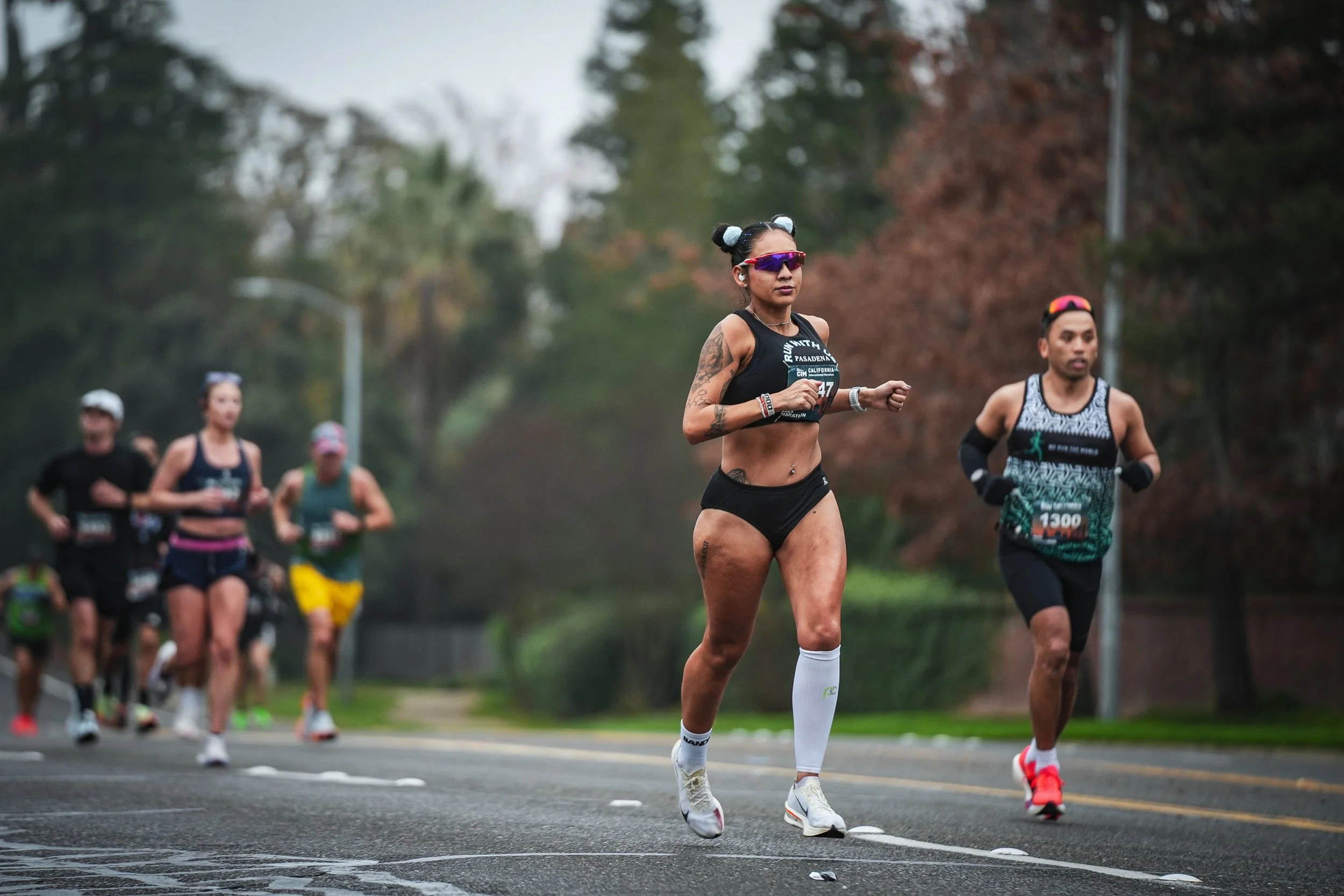 Gabriella and Keith set PR’s at CIM