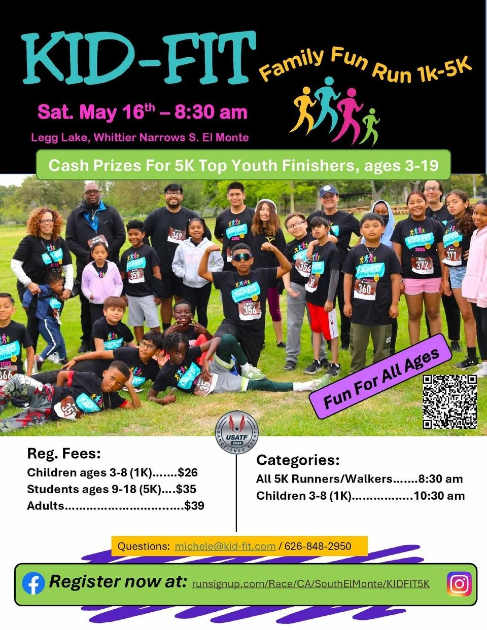 Kid Fit Family Fun Run 5k & 1k