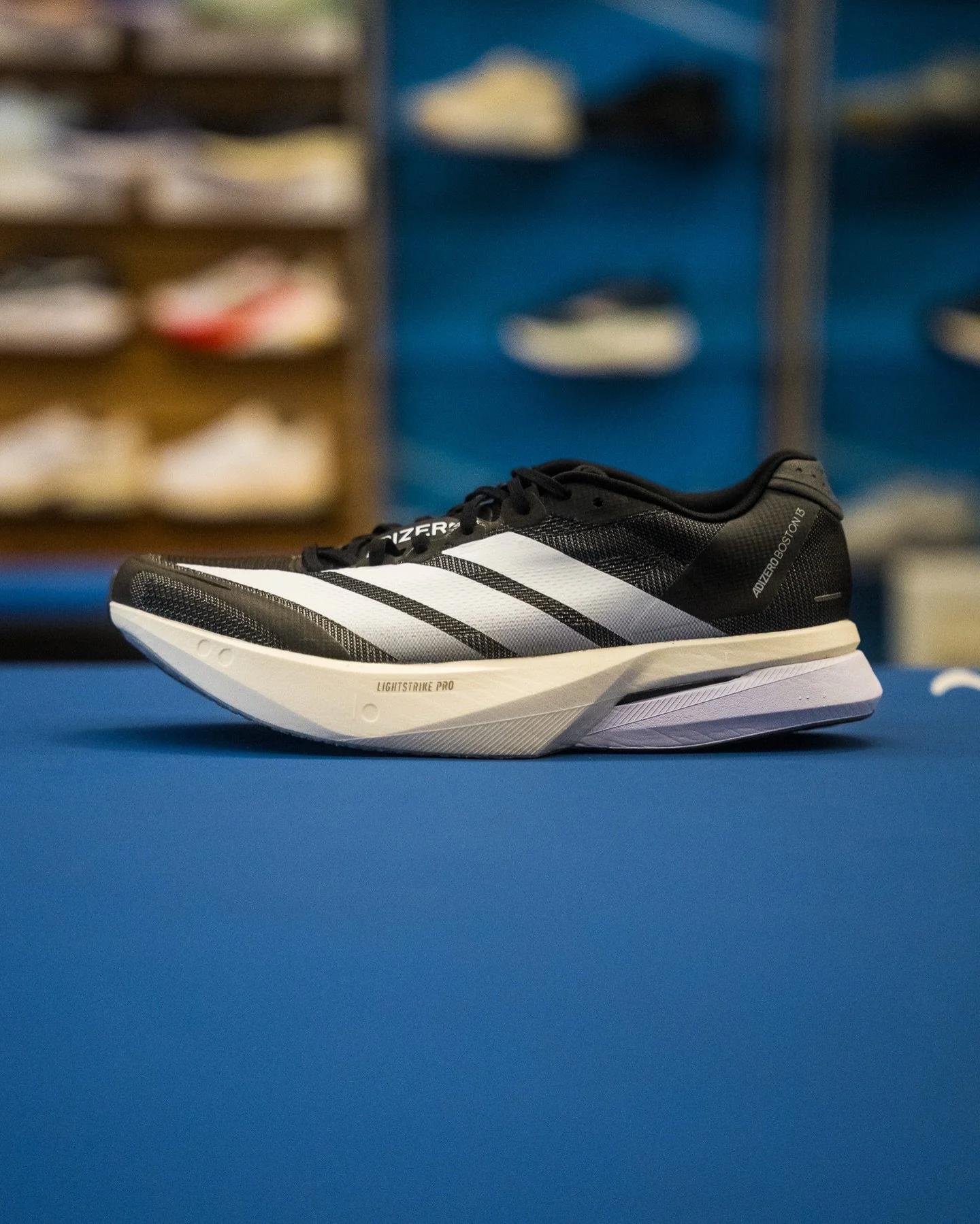 Two recent additions to our lineup and if you&rsquo;re a fan of sleep black and white these are right up your alley! 

If you&rsquo;re looking for a shoe that&rsquo;s great for those quicker tempo days, the Adidas Boston 13 is a great option. 

The H
