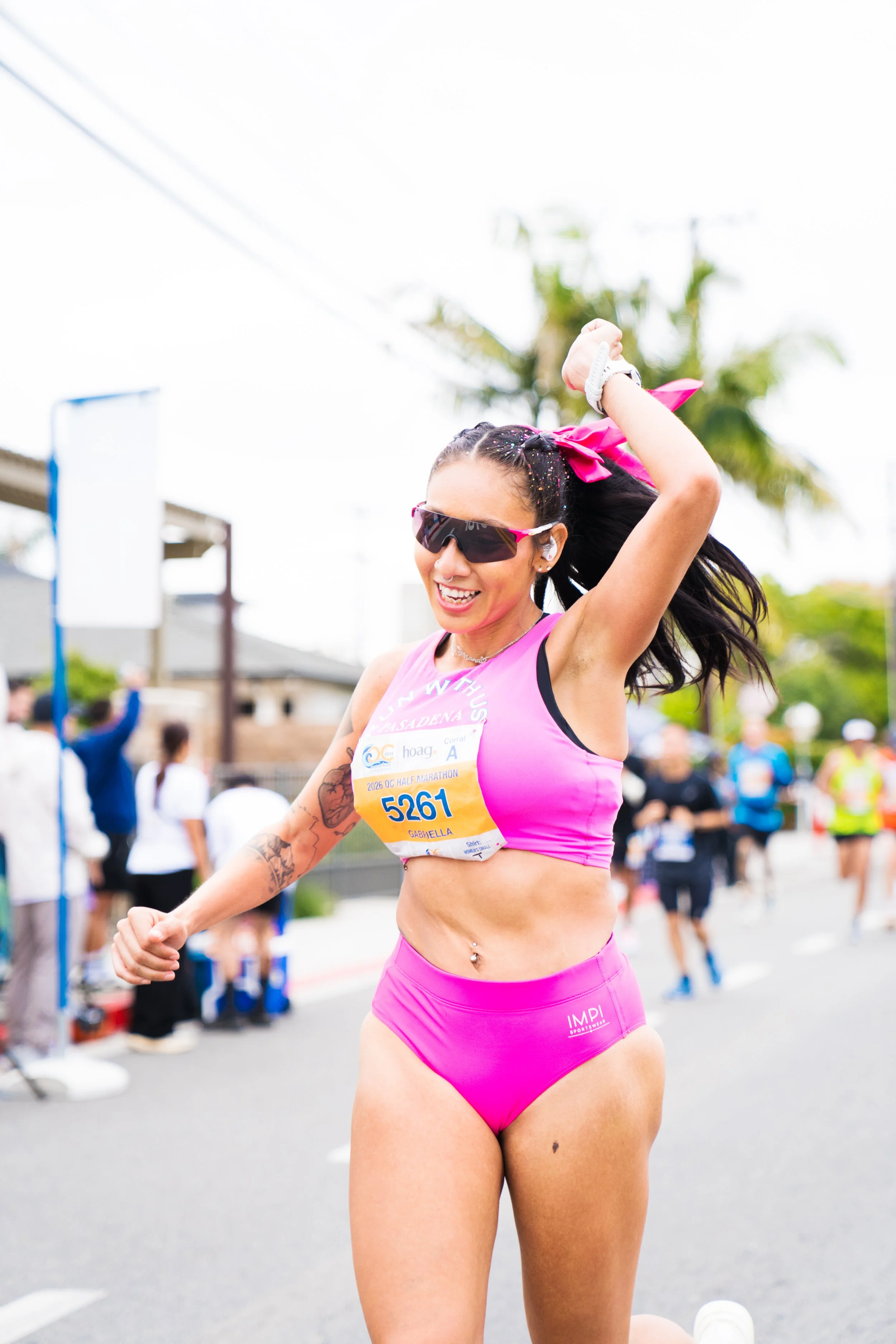 Gabriella ends road season with the OC Half