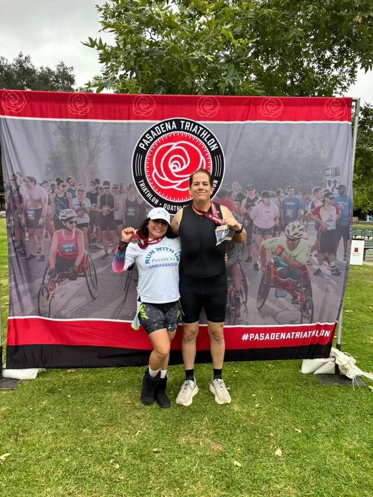 Jessica rocks the Pasadena Tri