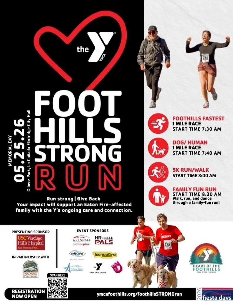Looking for a great event to attend this upcoming Memorial Day?! Check out the Foothills Strong Run!! They have a variety of awesome events to choose from ranging from a 5k, 1 mile all out race, and even a dog/human 1 mile race!! There&rsquo;s even a