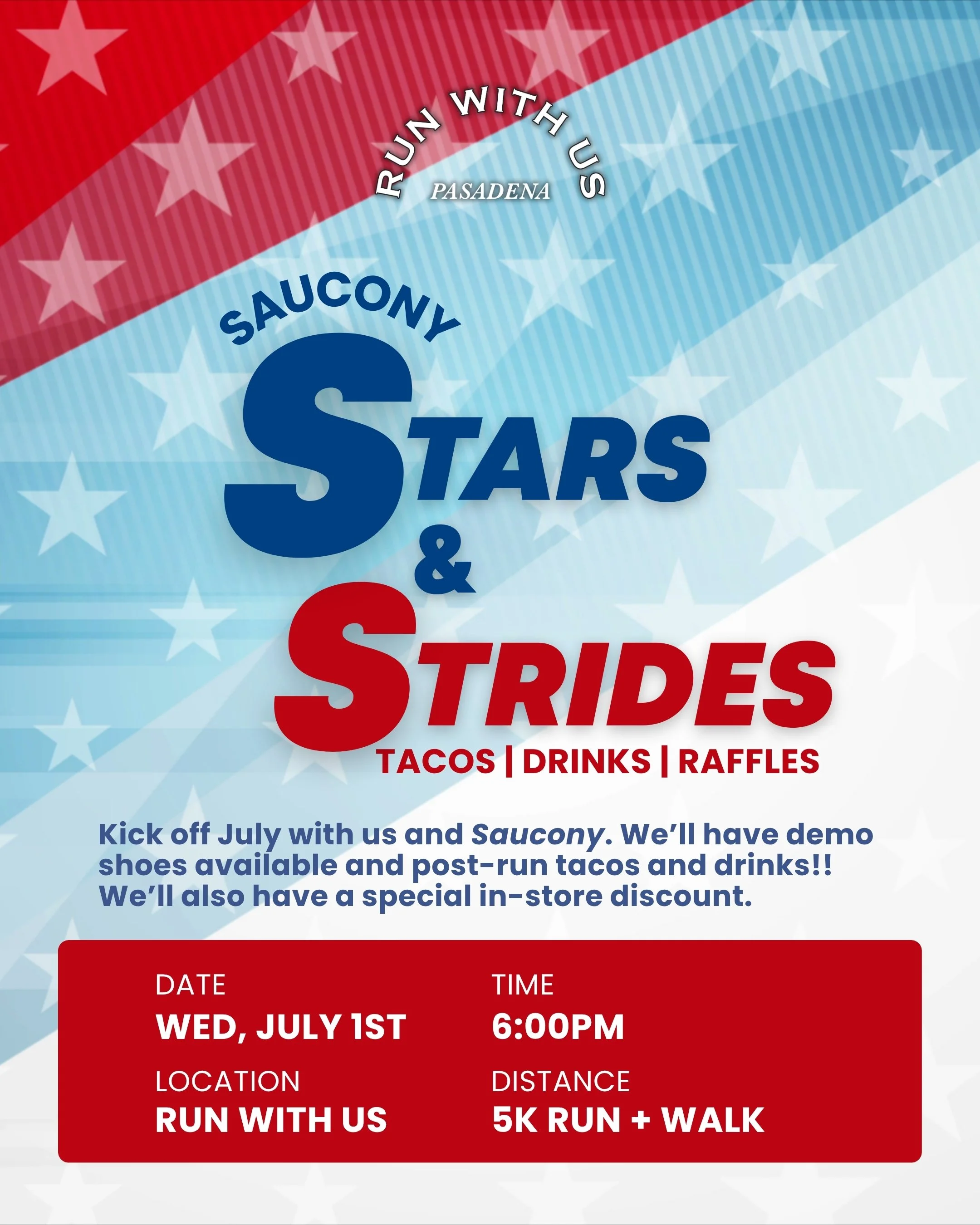 Stars and Strides with Saucony