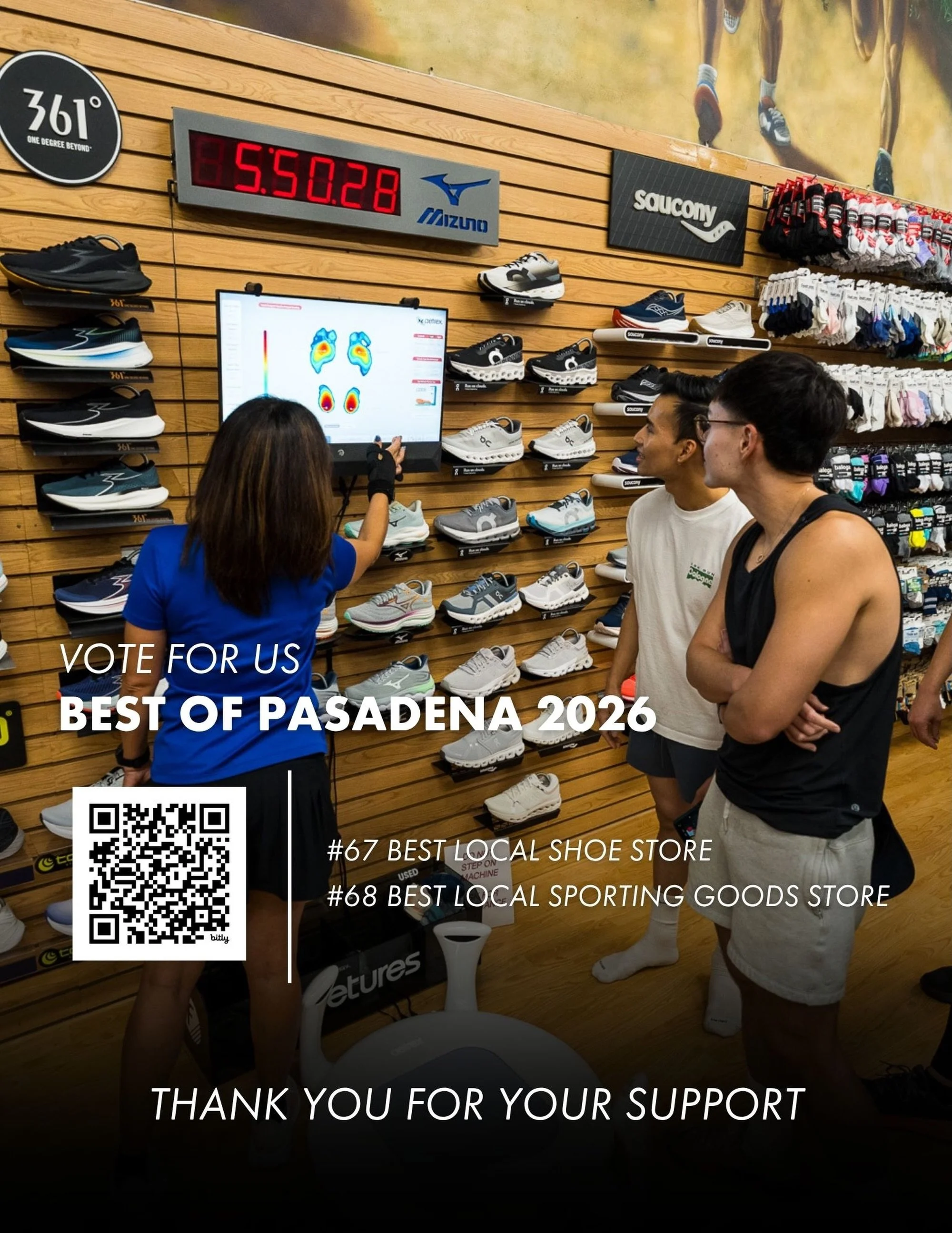 We&rsquo;re up for two &ldquo;Best of Pasadena&rdquo; awards from Pasadena Weekly and need your help 🏆

Every mile with this community means the world to us, and if you feel it too, we&rsquo;d love your vote for #67 and #68. Voting is as easy as you