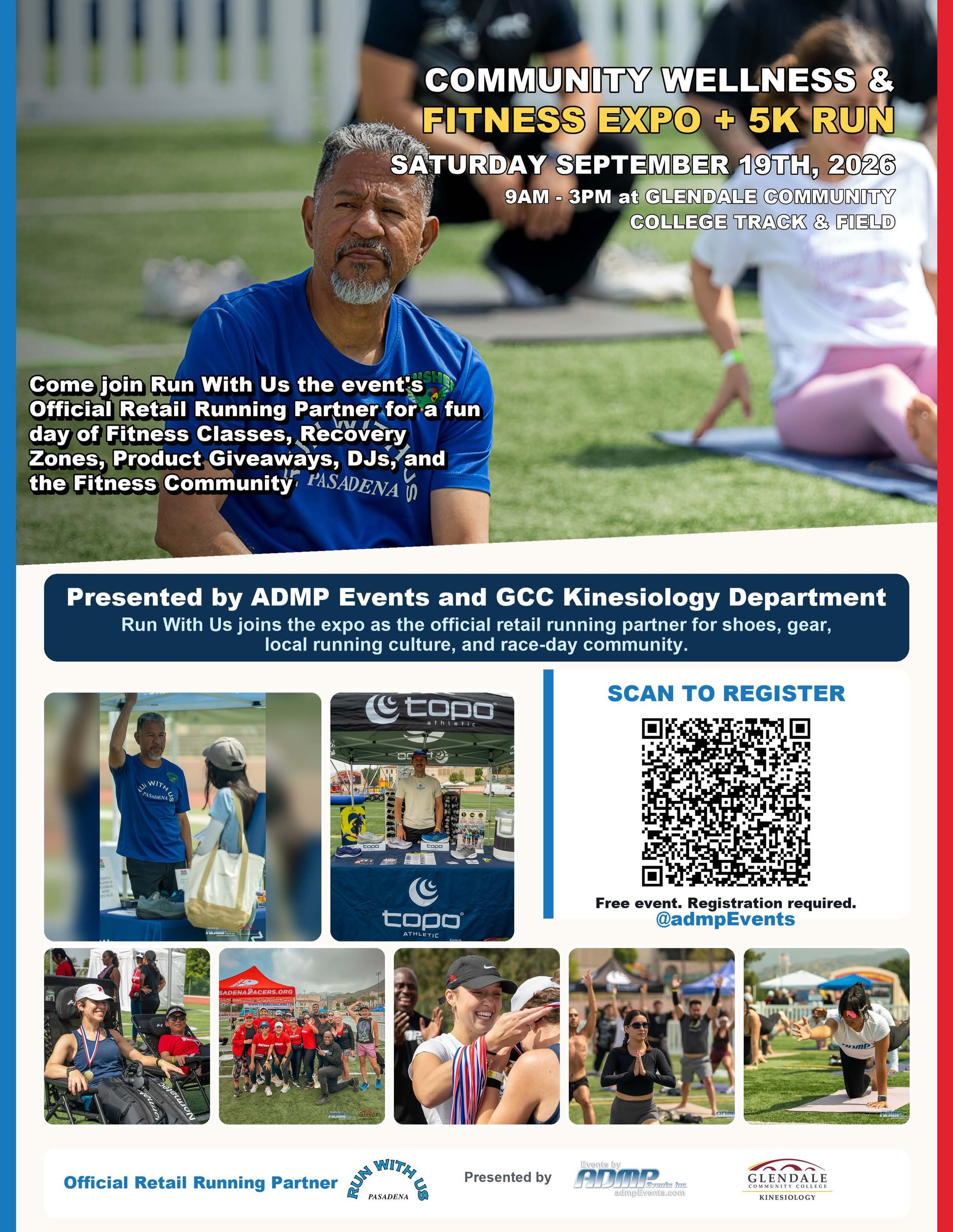 We&rsquo;re excited to be an event partner for the Community Wellness &amp; Fitness Expo + 5K Run/Walk! 🏃&zwj;♀️🏃&zwj;♂️

Join us Saturday, September 19th at Glendale Community College for a morning of movement, wellness, and community.

Kick thing